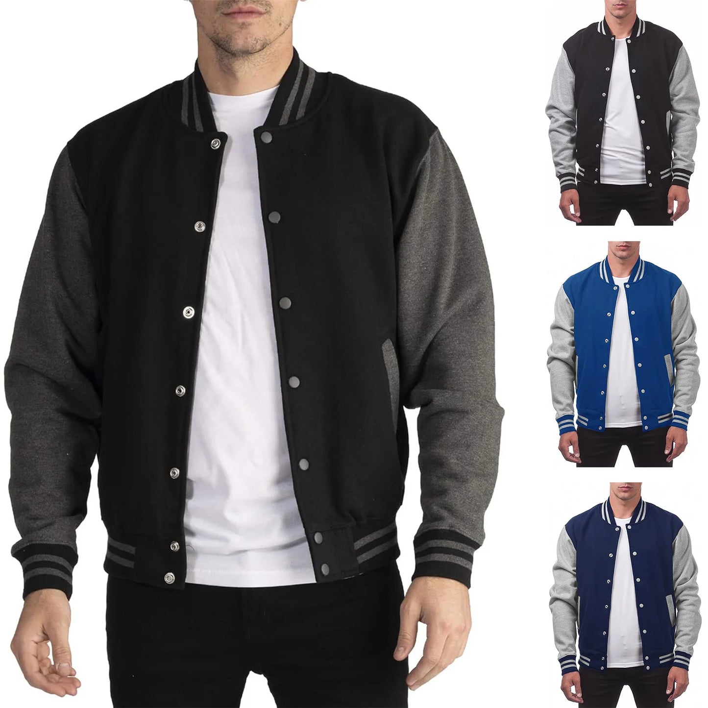 American Trendy Brand Baseball Jersey Jacket